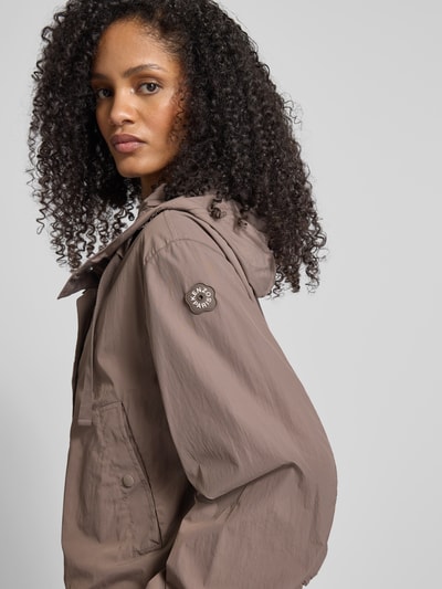 Kenzo Windbreaker mit Kapuze Taupe 3