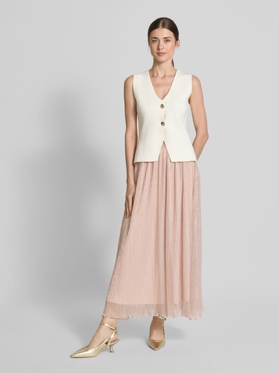 Oui Maxirok met structuurmotief Rosé - 1