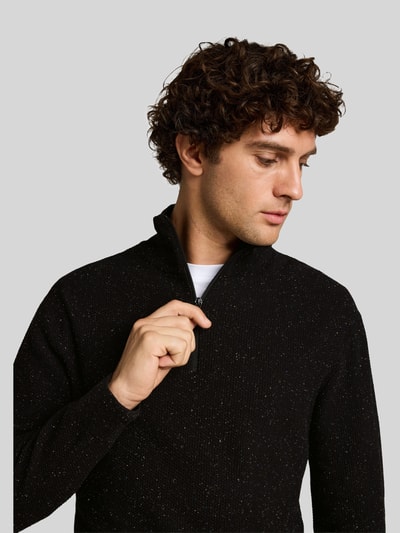 Tom Tailor Denim Regular Fit Pullover aus reiner Baumwolle Black 3