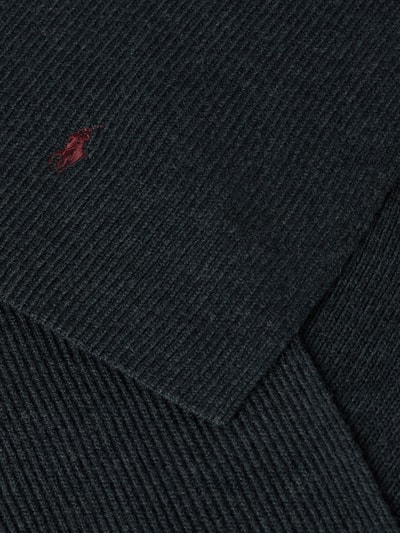 Polo Ralph Lauren Schal mit Label-Stitching Anthrazit 2