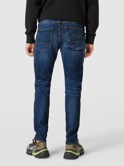 Brax Straight fit jeans in used-look, model 'CHRIS' Blauw - 5