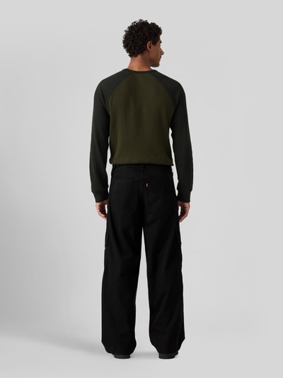 Levi's® Baggy Fit Cargohose aus reiner Baumwolle Black 5