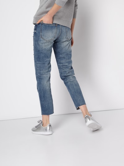 Jake*s Casual Stone Washed Girlfriend Fit 5-Pocket-Jeans  Jeansblau 4