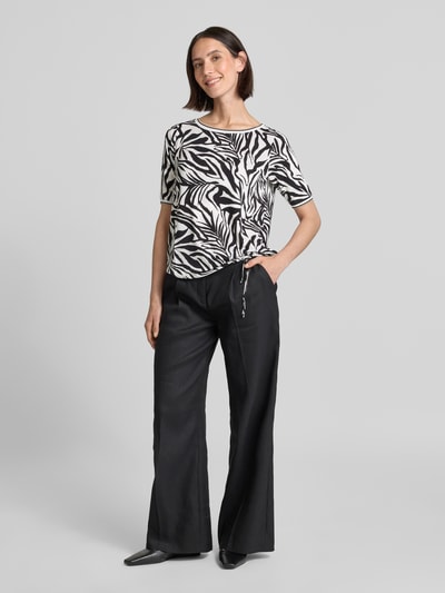 Betty Barclay T-shirt met tunnelkoord in de zoom Zwart - 1