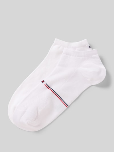 Produktfoto, Skarpety aus Viskose- und Baumwoll-Mix im 2er-Pack von Tommy Hilfiger, efekt: jednolity kolor, nadruk z logo, ściągacz: elastyczny, zestaw 2 szt., wykończenie materiału: dżersej ze streczem, materiał: mieszanka bawełny, mieszanka wiskozy