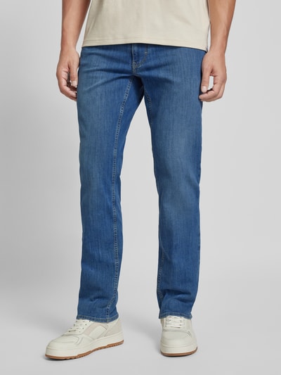 Brax Regular fit jeans in 5-pocketmodel, model 'Cooper' Donkerblauw gemêleerd - 4