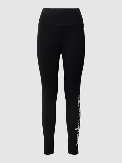 CHAMPION Leggings mit Label-Print Black 2