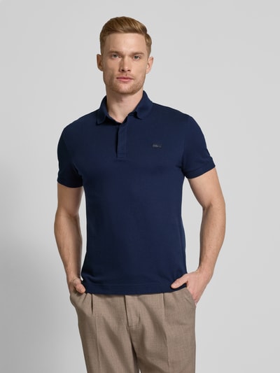 Lacoste Regular Fit Poloshirt mit Label-Patch Modell 'CORE PIQUE' Marine 4