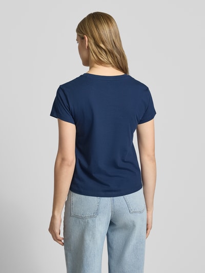 Pepe Jeans Regular Fit T-Shirt aus reiner Baumwolle Modell 'MAHINA' Dunkelblau 5