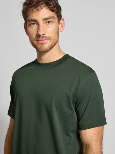 SELECTED HOMME Regular fit T-shirt van puur katoen, model 'COLMAN' Donkergroen - 3