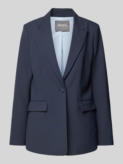 MOS MOSH Blazer met reverskraag, model 'Leonora' Marineblauw - 2