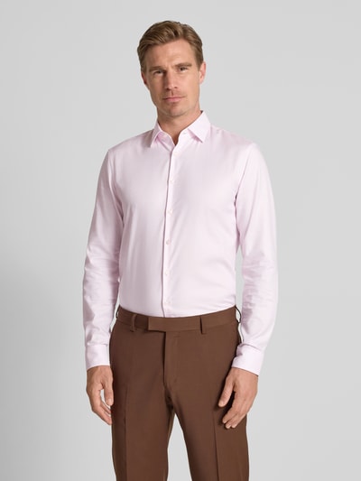 Jake*s Slim Fit Business-Hemd mit Kentkragen Hellrosa 4
