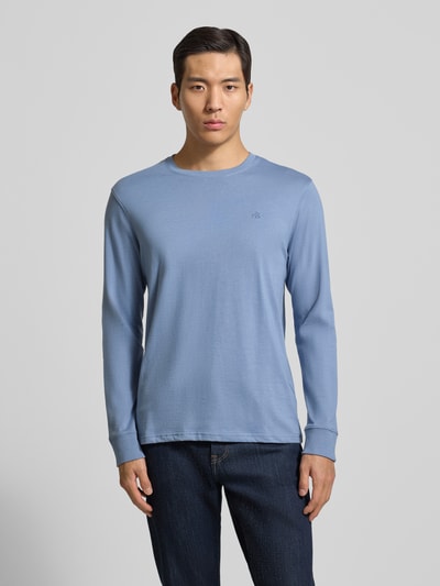 Scotch & Soda Shirt met lange mouwen en ribboorden Lichtblauw - 4