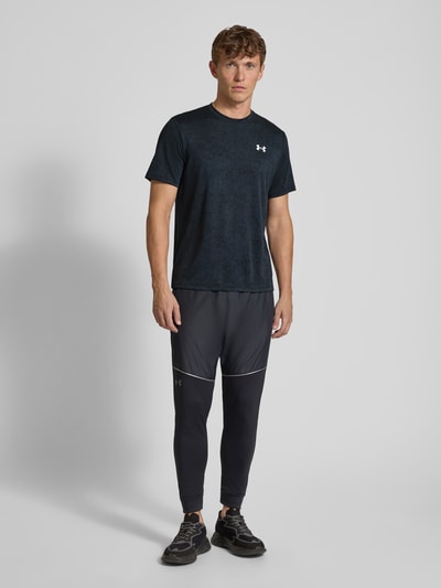 Under Armour Regular fit T-shirt met logoprint, model 'Tech' Zwart - 1