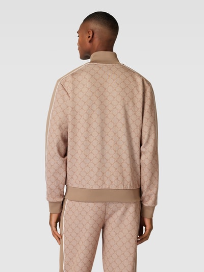 JOOP! Collection Sweatjack met all-over motief, model 'Tayfon' Beige - 5