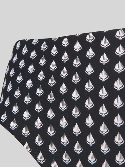 Marc O'Polo Bikinihose mit Label-Applikation Modell 'PALM BOARDER GEO' Black 2