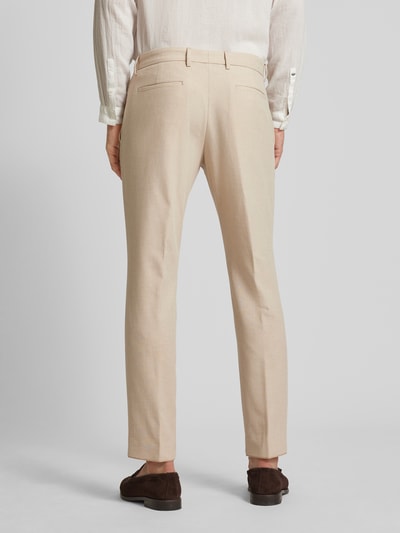 s.Oliver BLACK LABEL Pantalon in effen design, model 'Pure' Beige - 5