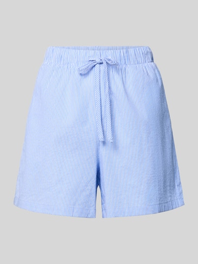 ONLY Szorty o kroju loose fit z czystej bawełny model 'AUGUSTA' Jasnoniebieski 2