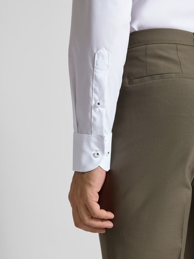 ETERNA Regular fit vrijetijdsoverhemd met kentkraag, model 'Kent' Wit - 3