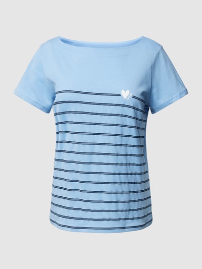 Tom Tailor T-shirt met streepmotief Lichtblauw - 2