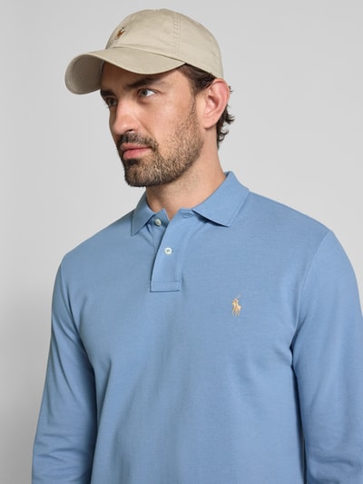 Polo Ralph Lauren Poloshirt met korte knoopsluiting Blauw gemêleerd - 3