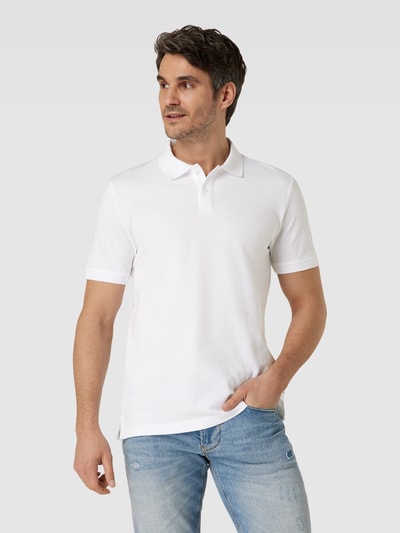 s.Oliver RED LABEL Poloshirt met labeldetail Wit - 4