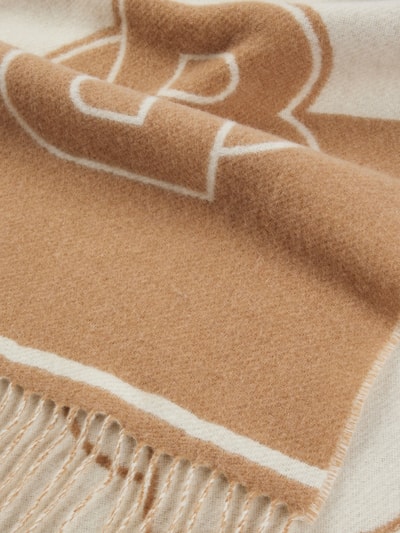 BOSS Schal aus Woll-Mix Modell 'VIANNA' Beige 4