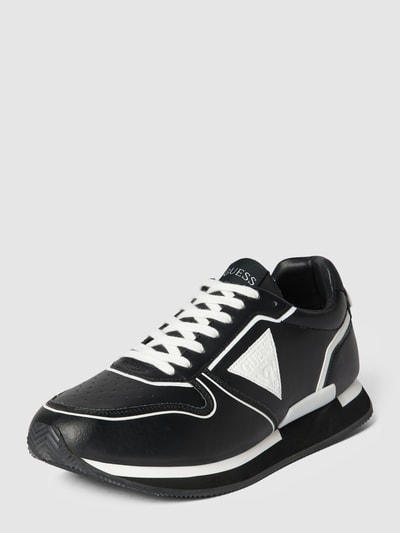 Guess Sneakers met labelpatches, model 'POTENZA' Zwart - 2