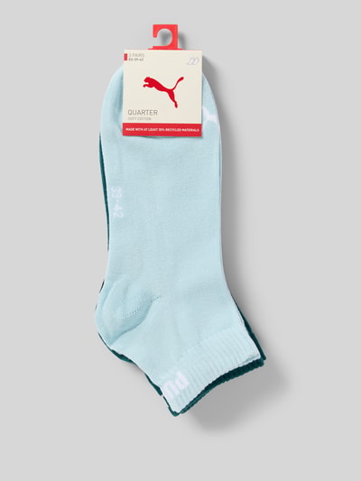 Produktfoto, Socken mit Label-Details im 3er-Pack von PUMA aus Baumwoll-Mix, körpernahe Passform, elastisches Rippenbündchen, Pastell- und Dunkeltöne