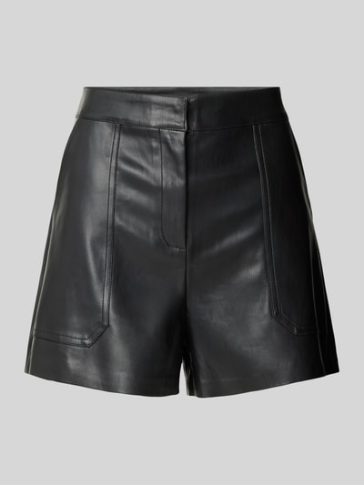 ONLY Baggy Fit Bermuda in Leder-Optik Modell 'TRICIA' Black 1
