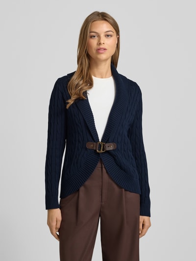 Lauren Ralph Lauren Cardigan mit Schnalle Modell 'TAYSIR' Marine 4