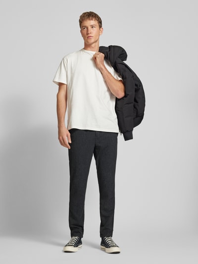 Only & Sons Stoffen broek met elastische band, model 'LINUS' Zwart - 1