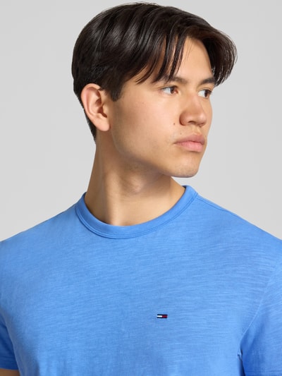 Tommy Jeans Regular Fit T-Shirt aus reiner Baumwolle Hellblau 3