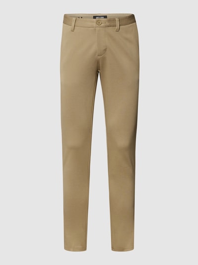 Only & Sons Stoffhose mit Label-Detail Modell 'MARK' Taupe 2