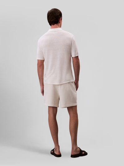 Calvin Klein Jeans Sweatshorts mit Tunnelzug Offwhite 5