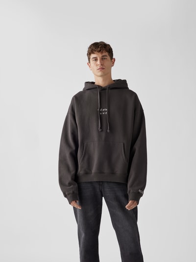 Preach Oversized Hoodie mit Statement-Stitching Anthrazit 4