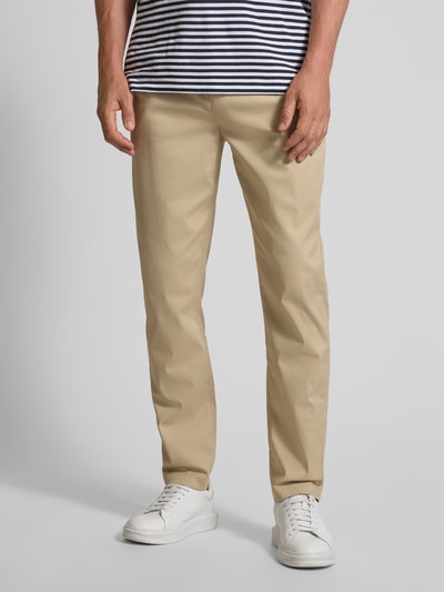 Tommy Hilfiger Tapered Fit Hose aus Baumwoll-Mix Beige 4