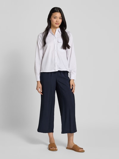 s.Oliver RED LABEL Loose Fit Culotte aus Viskose-Mix Marine 1