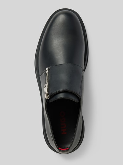 HUGO Lederschuhe mit Monk Straps Modell 'Lenner' Black 3