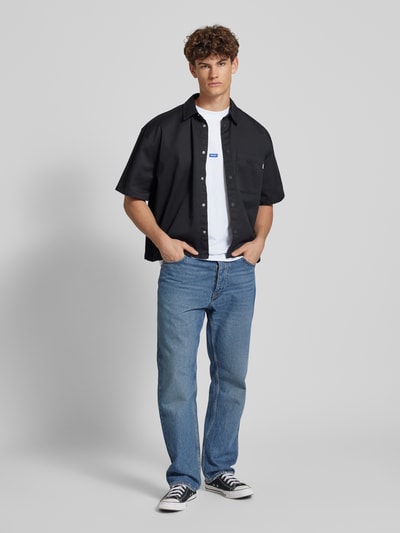 Hugo Blue Tanktop met labeldetail, model 'Navertz' Wit - 1