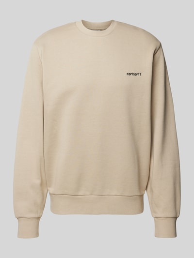 Carhartt Work In Progress Sweatshirt met ribboorden Beige - 2