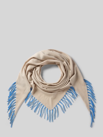 Herzensangelegenheit Schal aus Kaschmir-Woll-Mix Beige 1