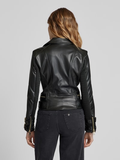 Guess Biker-Jacke mit Reißverschlusstaschen Modell 'MYLA' Black 5