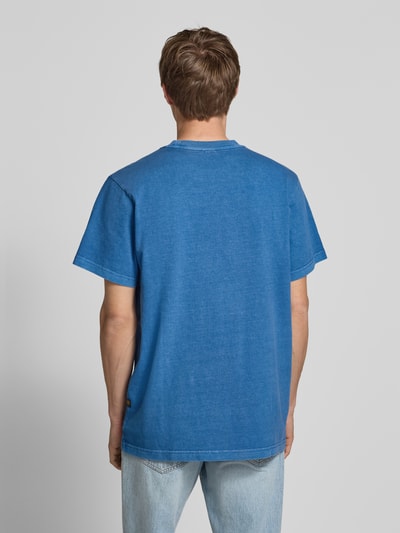 G-Star Raw T-shirt met labelpatch Blauw - 5