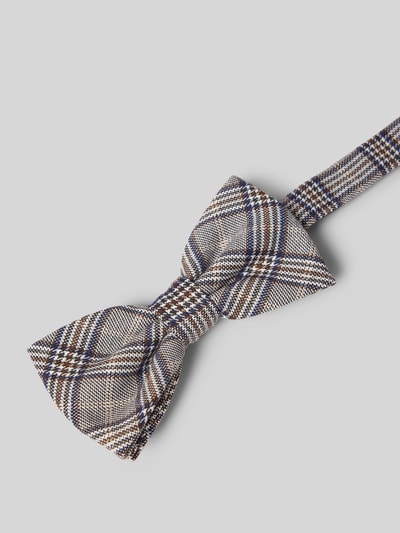 Prince Bowtie Strik, bretels en pochet in de set Lichtbruin - 3