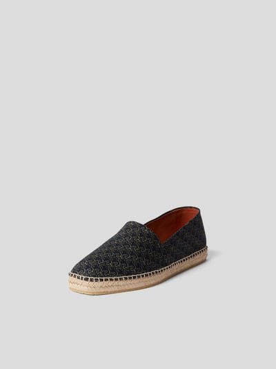 Etro Espadrilles mit Allover-Logo Blau 2