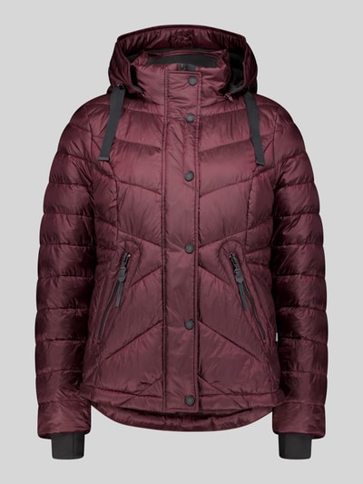 Gil Bret Regular Fit Steppjacke mit abnehmbarer Kapuze Kirsche 2