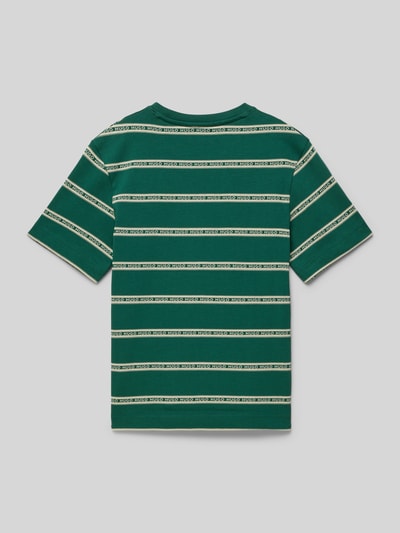 HUGO T-shirt met ronde hals en logoprints Groen - 3