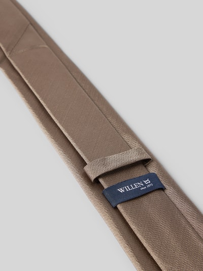 Willen Seidenkrawatte aus reiner Seide (7,5 cm) Taupe 3