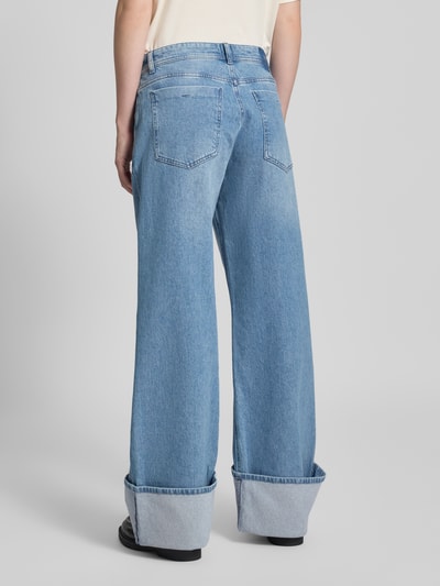 Brax Wide leg jeans met lyocell, model 'STYLE.MORGAN' Lichtblauw - 5